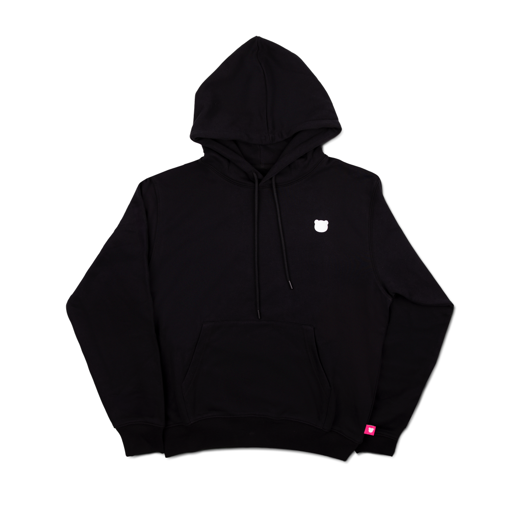 Pau-Pau Black Pullover Hoodie (Black)