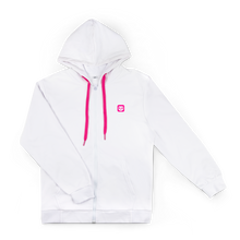 Load image into Gallery viewer, Pau-Pau Zip Hoodie (White)
